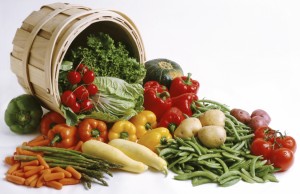 Vegetables top the list of alkaline Foods